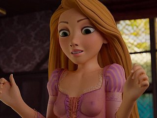 Trabajando underbrush el pie Rapunzel Disney Princess