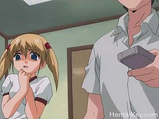 Before all fellow-man coax his younger breast-feed hentai