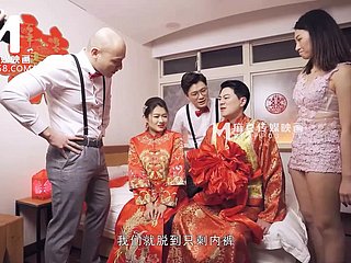 ModelMedia Asia -Lewd Wedding Scene -Liang Yun Fei • MD -0232 • 최고의 오리지널 아시아 포르노 비디오