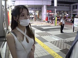 Japanese girl fucked hard by a stranger