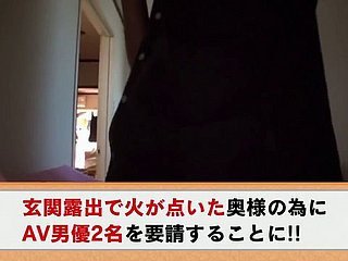 Gang-bang A Japanese Housewife To hand Say no to H