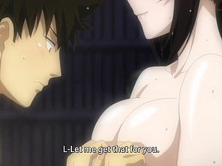 Hentai toff vô tình fucks firl người sống ở trên anh ấy .. và sau đó hai người khác